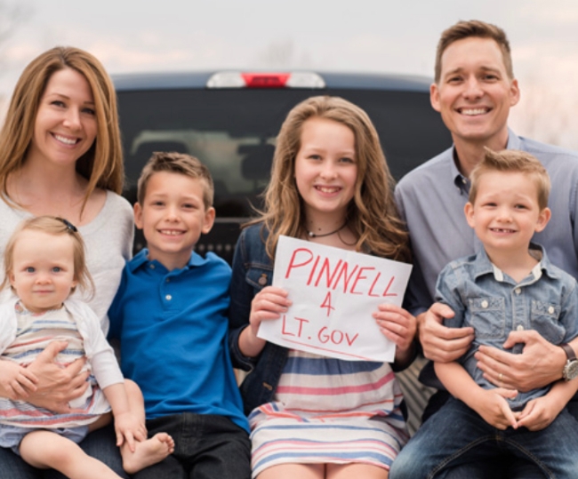 Matt Pinnell is a proud father of four